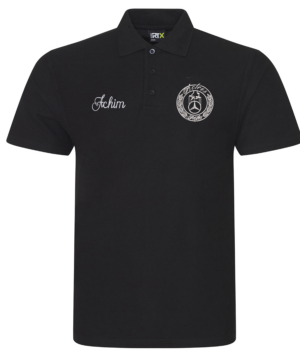 "AM" Polo bis 8XL - Stick + Name