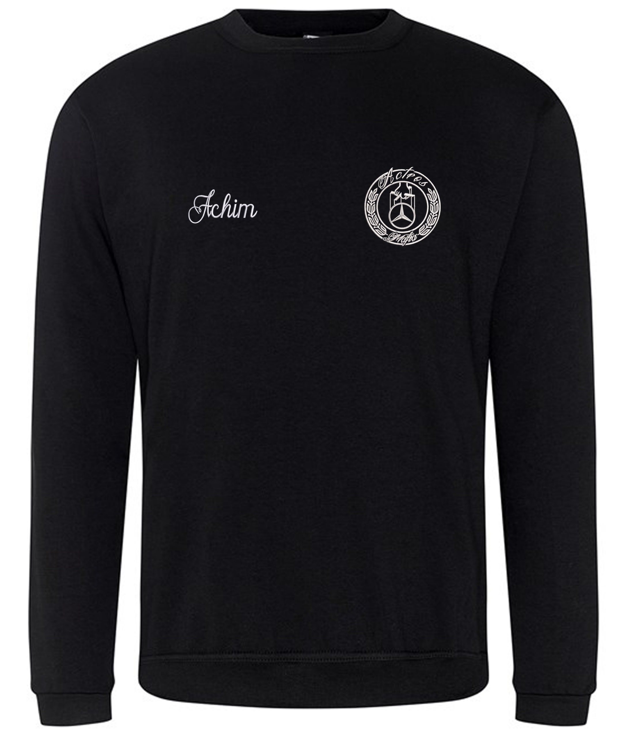 "AM" Sweatshirt bis 7XL - Stick + Name