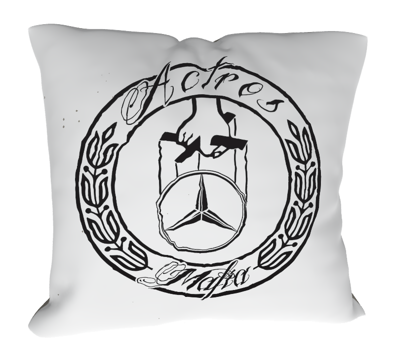 "AM" Kuschel Kissen - Druck
