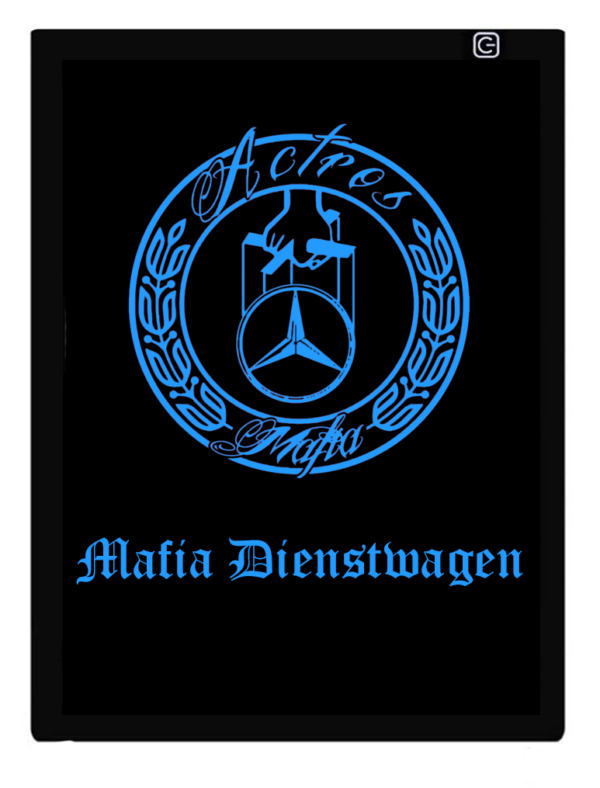 "AM" Leuchtplatte mit Logo