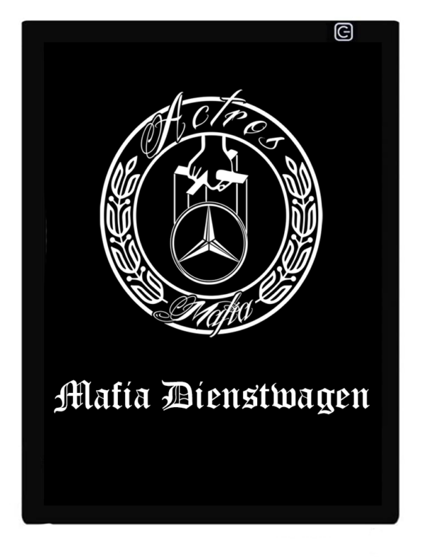 "AM" Leuchtplatte mit Logo