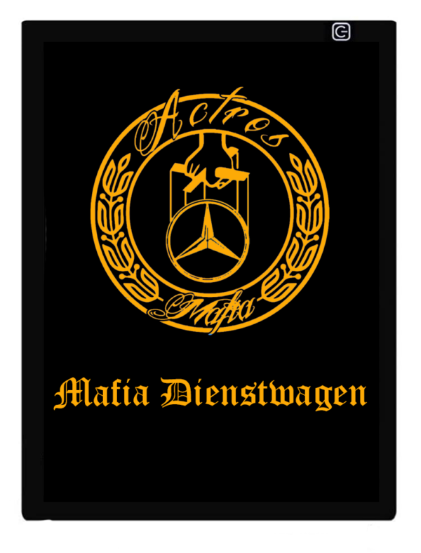 "AM" Leuchtplatte mit Logo