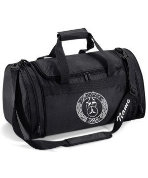 "AM" Weekender Tasche, bestickt mit Logo + Name