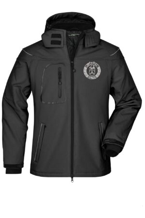 "AM" Winter SoftShell Jacke bis 3XL - Stick + Name