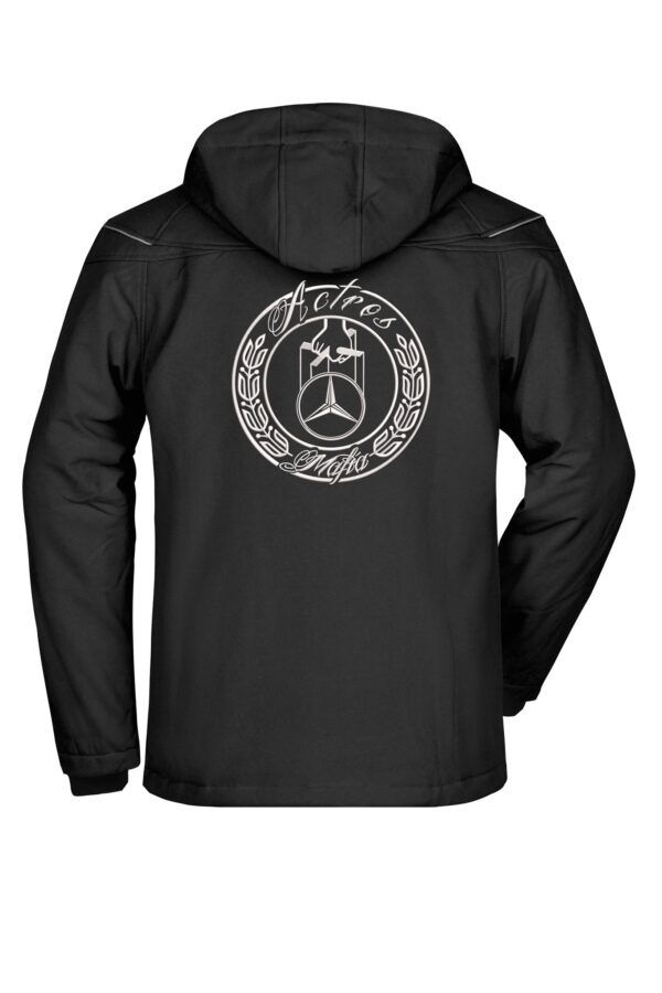 "AM" Winter SoftShell Jacke bis 3XL - Stick + Name