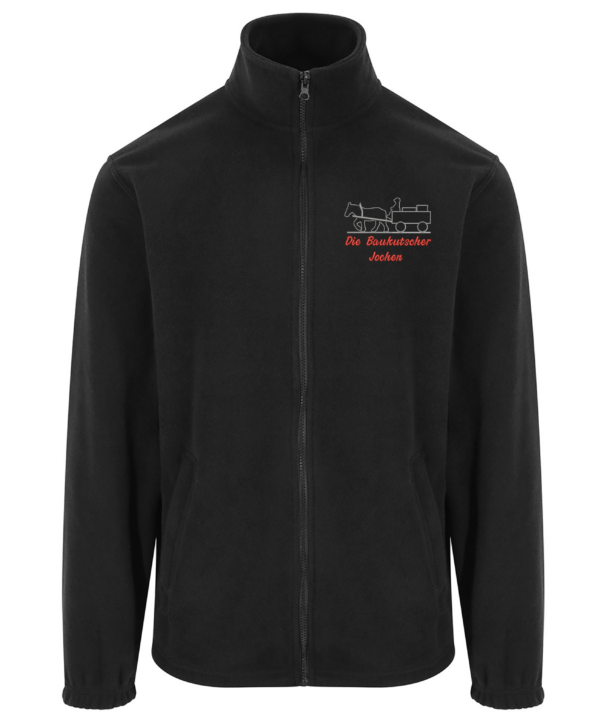 Baukutscher Fleecejacke bis 7XL - Stick + Name