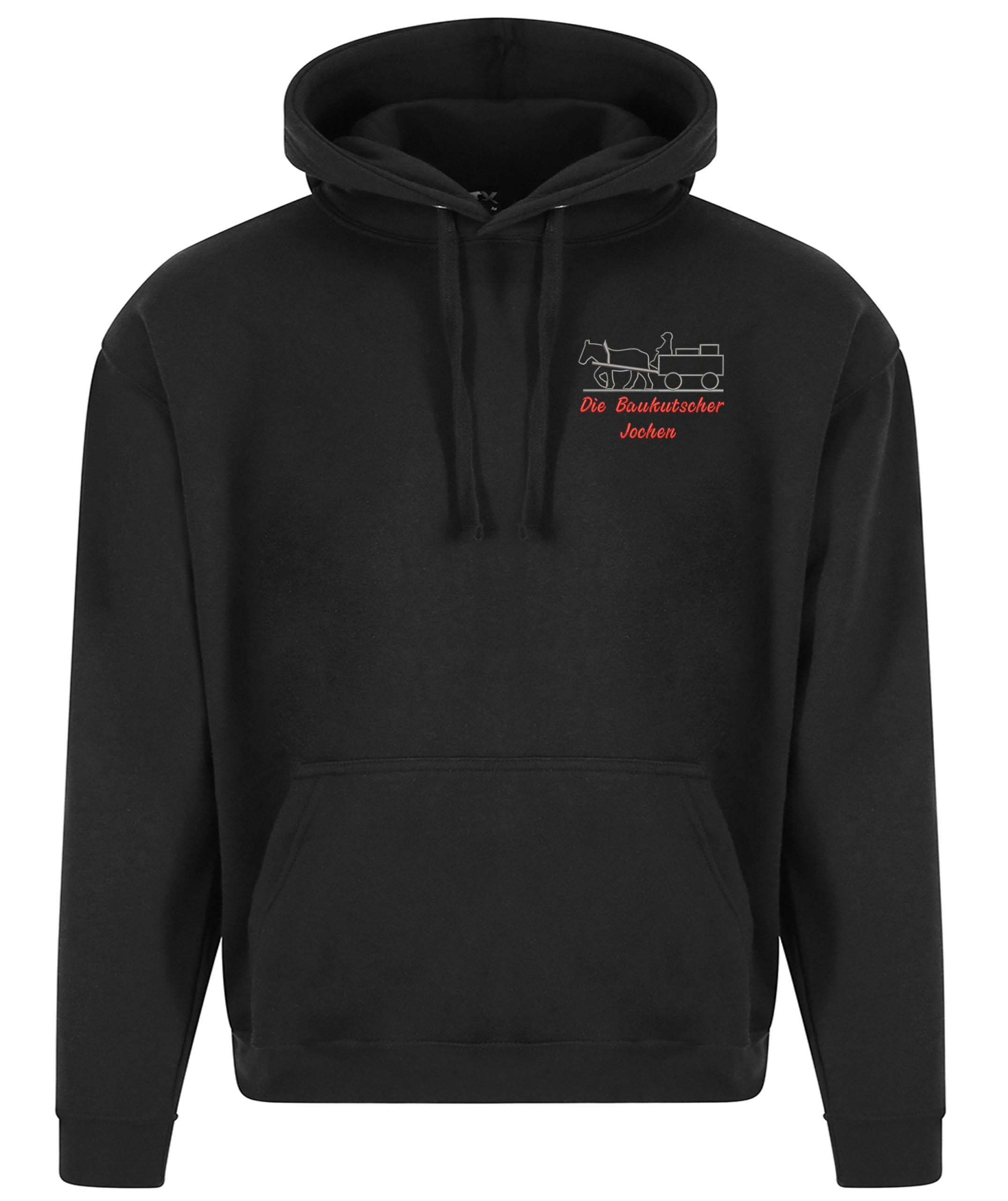 Baukutscher Hoodie bis 7XL - Stick + Name