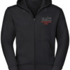 Baukutscher ZIP Hoodiejacke bis 5XL - Stick + Name