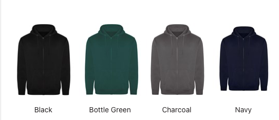 ASV Waldsolms - ZIP Hoodiejacke bis 4XL, mit gesticktem Logo