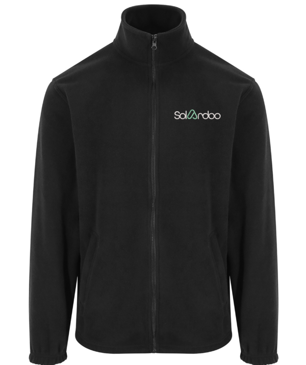Fleecejacke bis 7XL mit gesticktem Logo