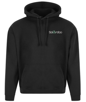Hoodie bis 7XL mit gesticktem Logo