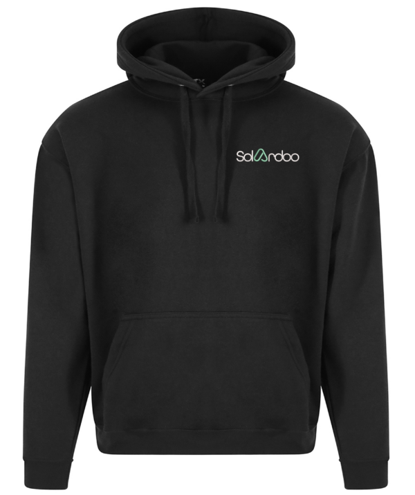 Hoodie bis 7XL mit gesticktem Logo