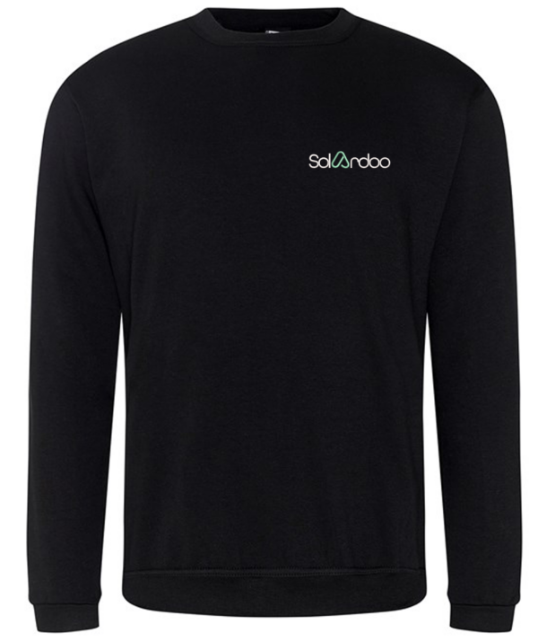 Sweatshirt bis 7XL mit gesticktem Logo