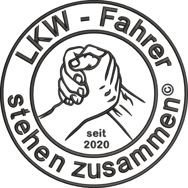 B_JackeRuecken_249 LKW Fahrer - Warnweste - bis 6XL - Druck