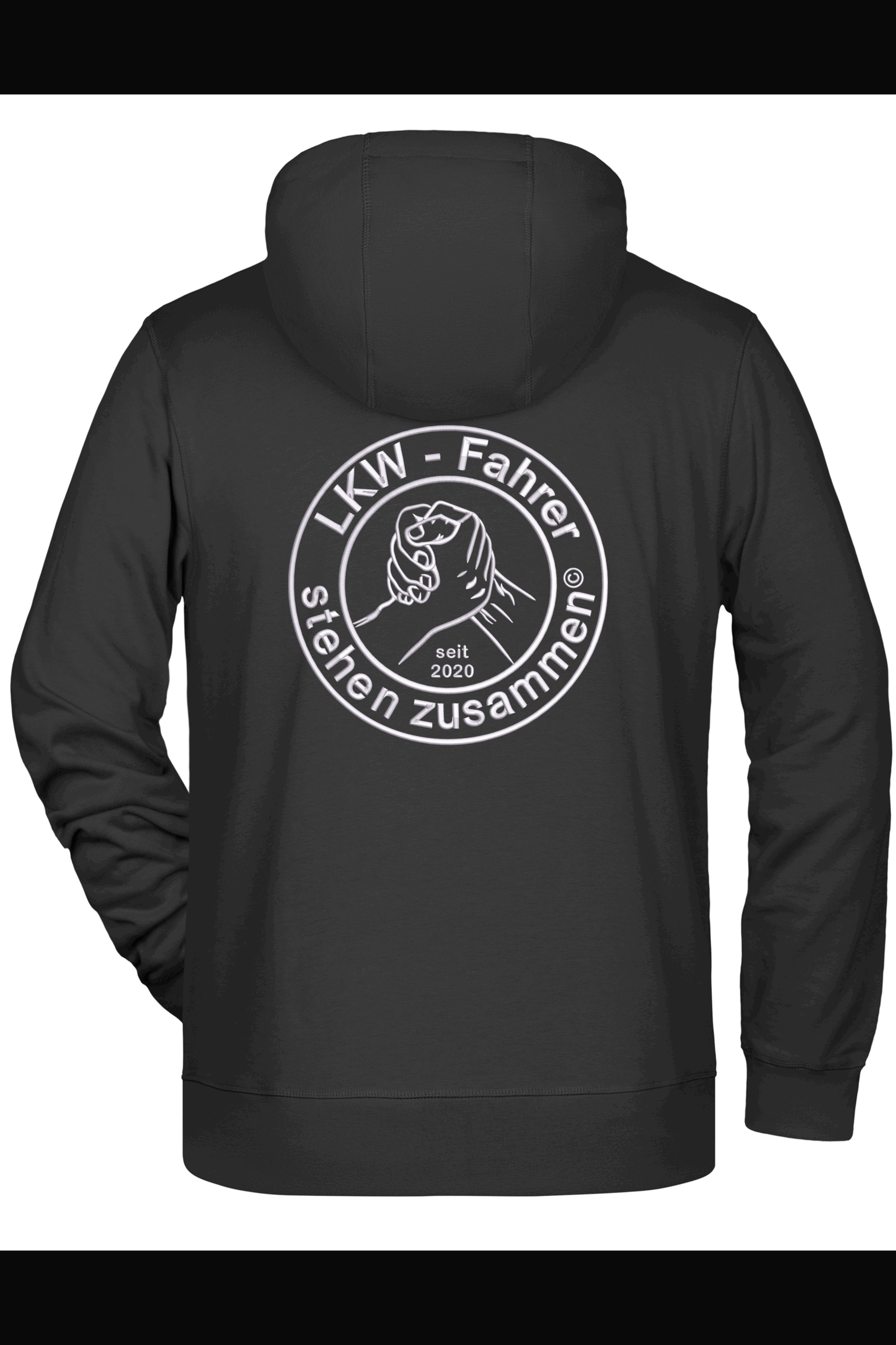 LKW Fahrer - ZIP Hoodiejacke bis 5XL + Name - Stick – Bild 2