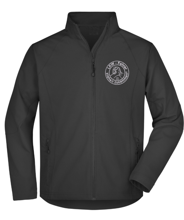 LKW - Fahrer - SoftShell Jacke bis 5XL - Stick + Name