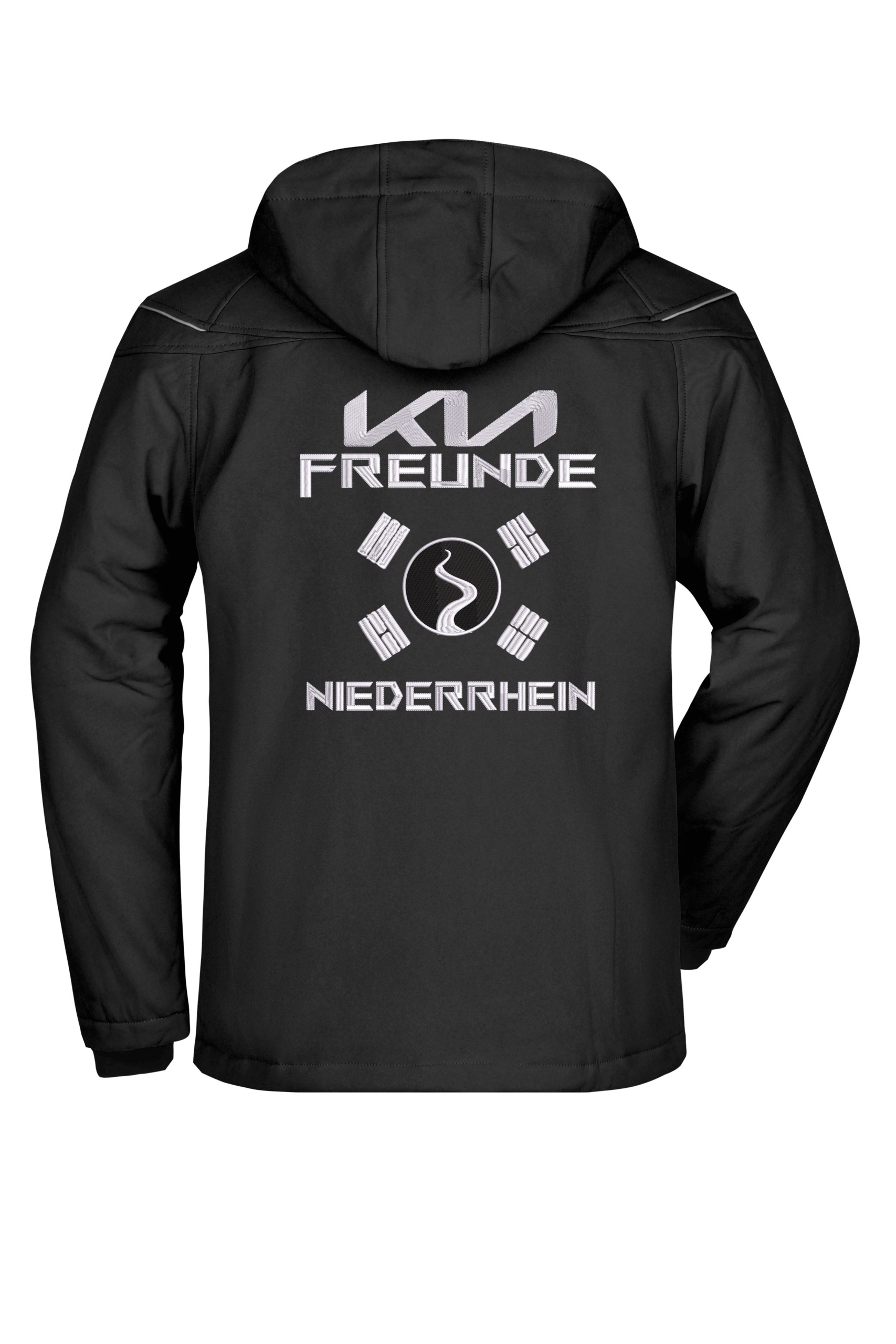 KIA Freunde - Fleecejacke bis 7XL - Brust- und Rückenstick + Name – Bild 8