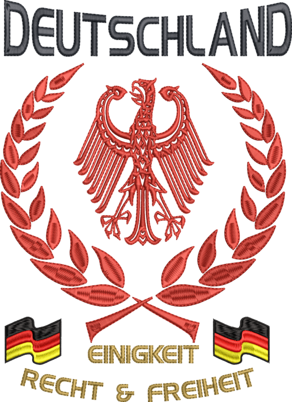 "Actros Mafia Edition - Deutschland" T-Shirt bis 6XL - Druck in Stickoptik