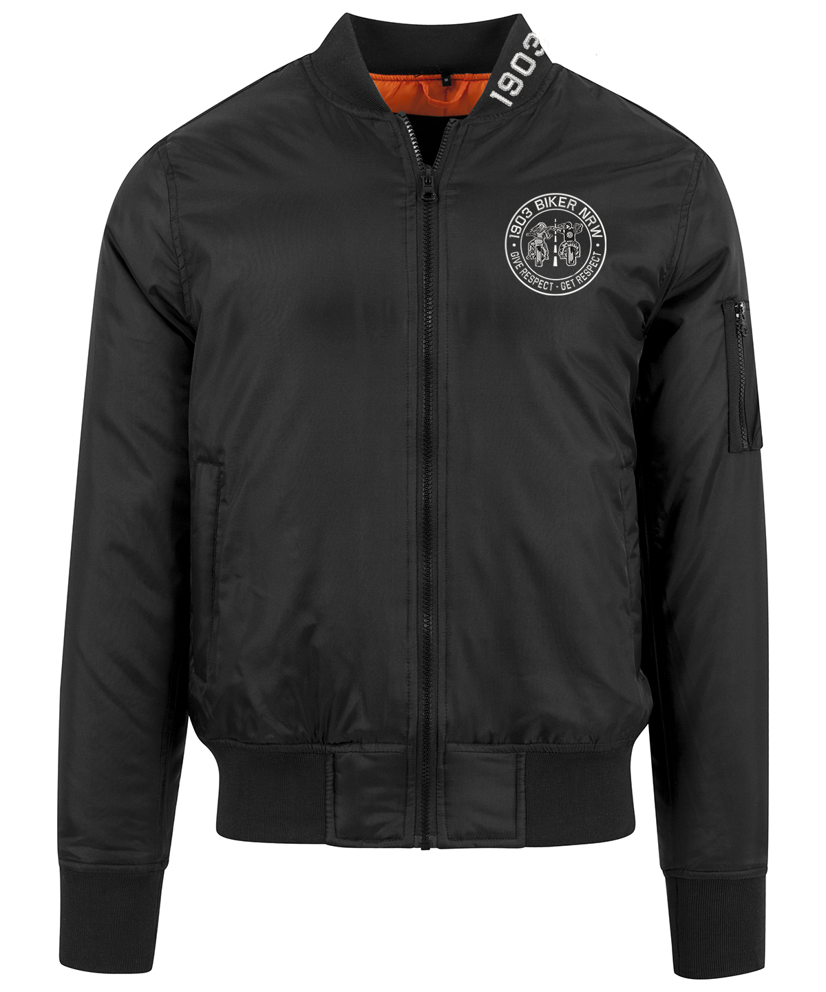 1903 BIKER NRW – Bomberjacke bis 5XL - Stick – Bild 2