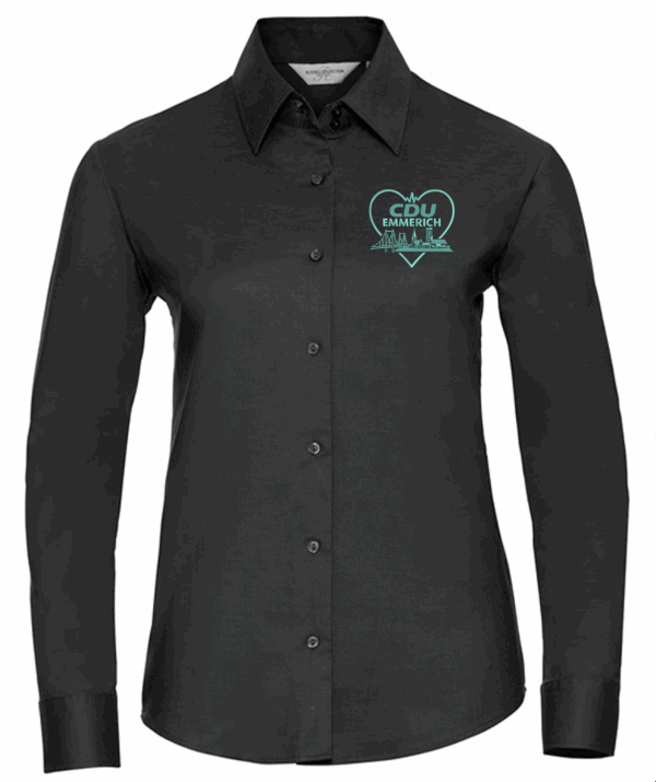 Damenbluse bis 6XL mit "CDU Emmerich" Logo