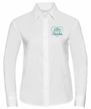 Damenbluse bis 6XL mit "CDU Emmerich" Logo