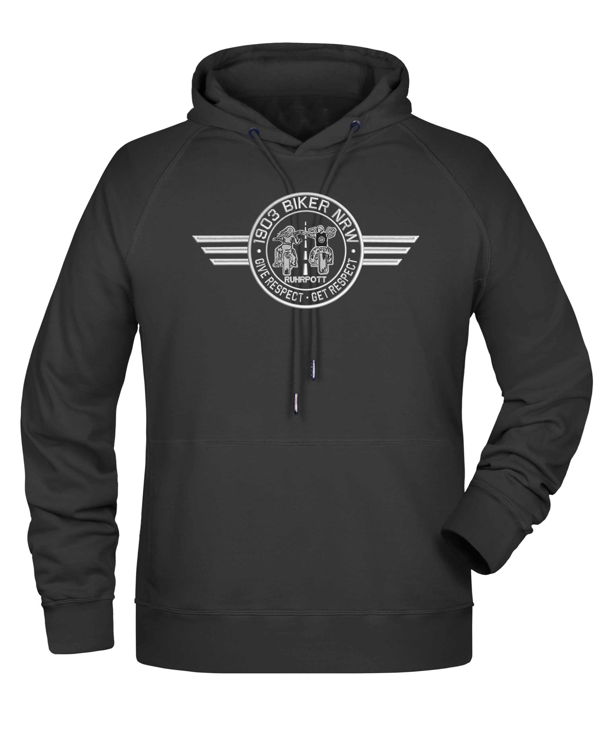 1903 BIKER NRW – Hoodie bis 7XL - Wings