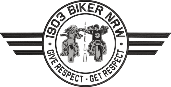 1903 BIKER NRW - 3D Aufkleber