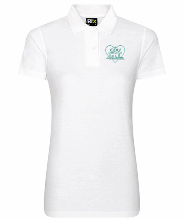 Damen Polo bis 4 XL - mit "CDU Emmerich" Logo