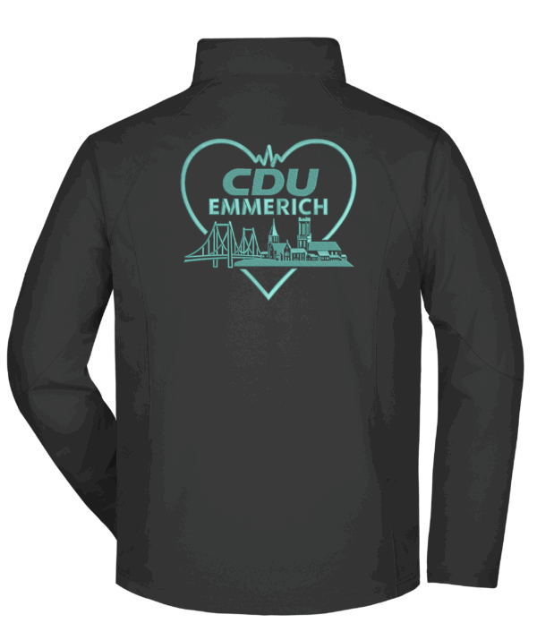 Softshelljacke bis 5XL mit "CDU Emmerich" Logo