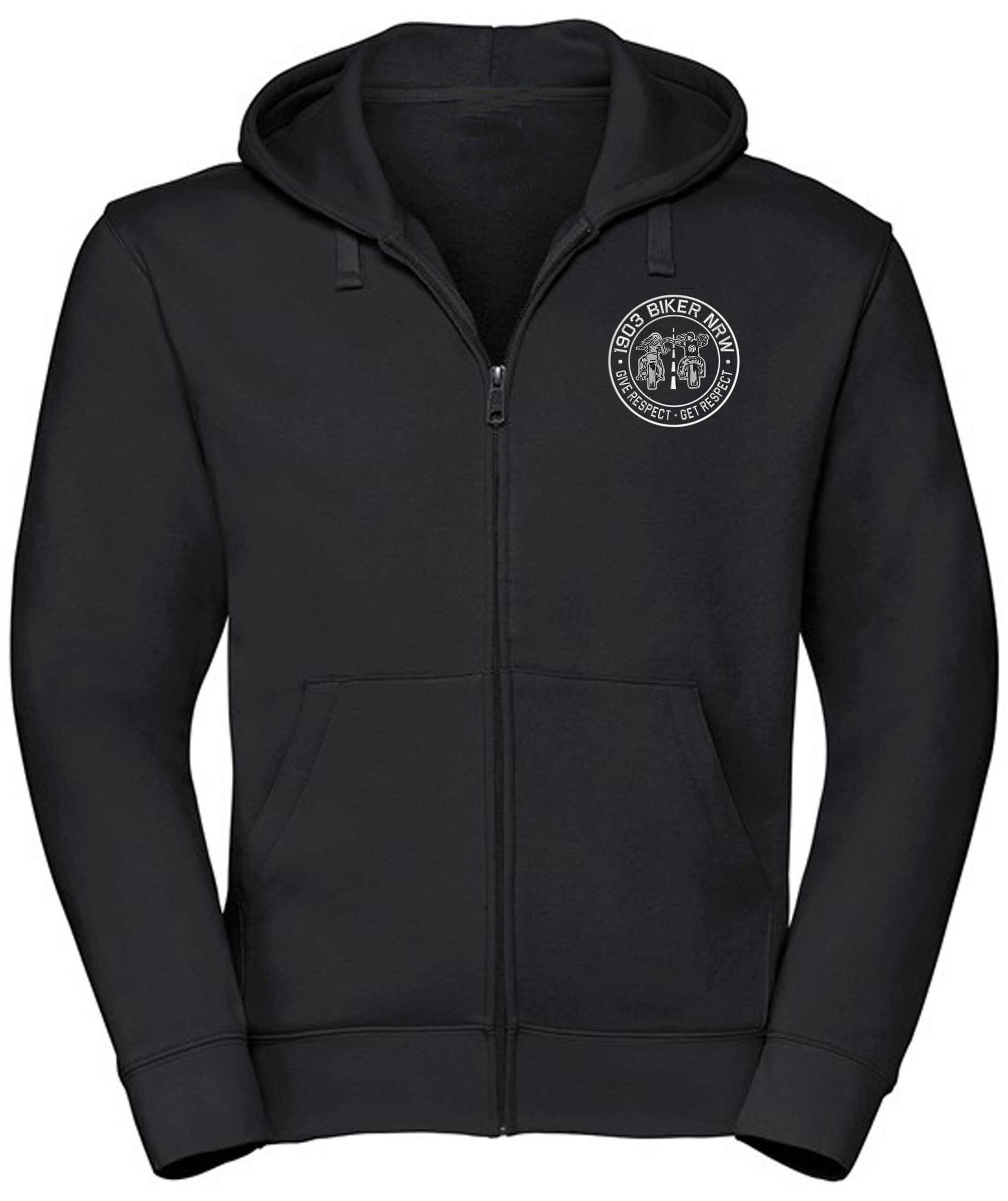 1903 BIKER NRW – ZIP-Hoodie bis 4 XL - Stick