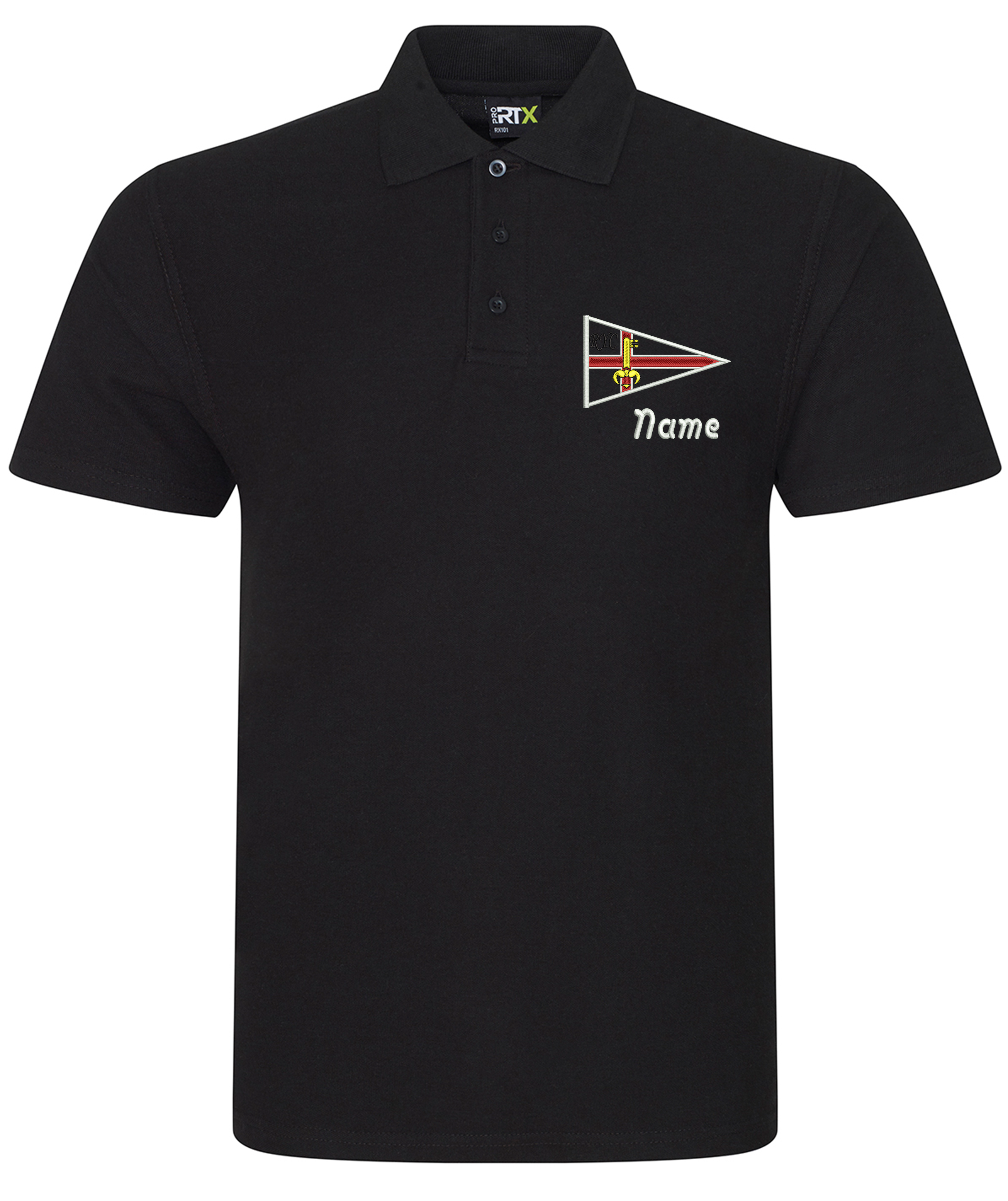 RYC Polo bis 8XL mit gesticktem Logo