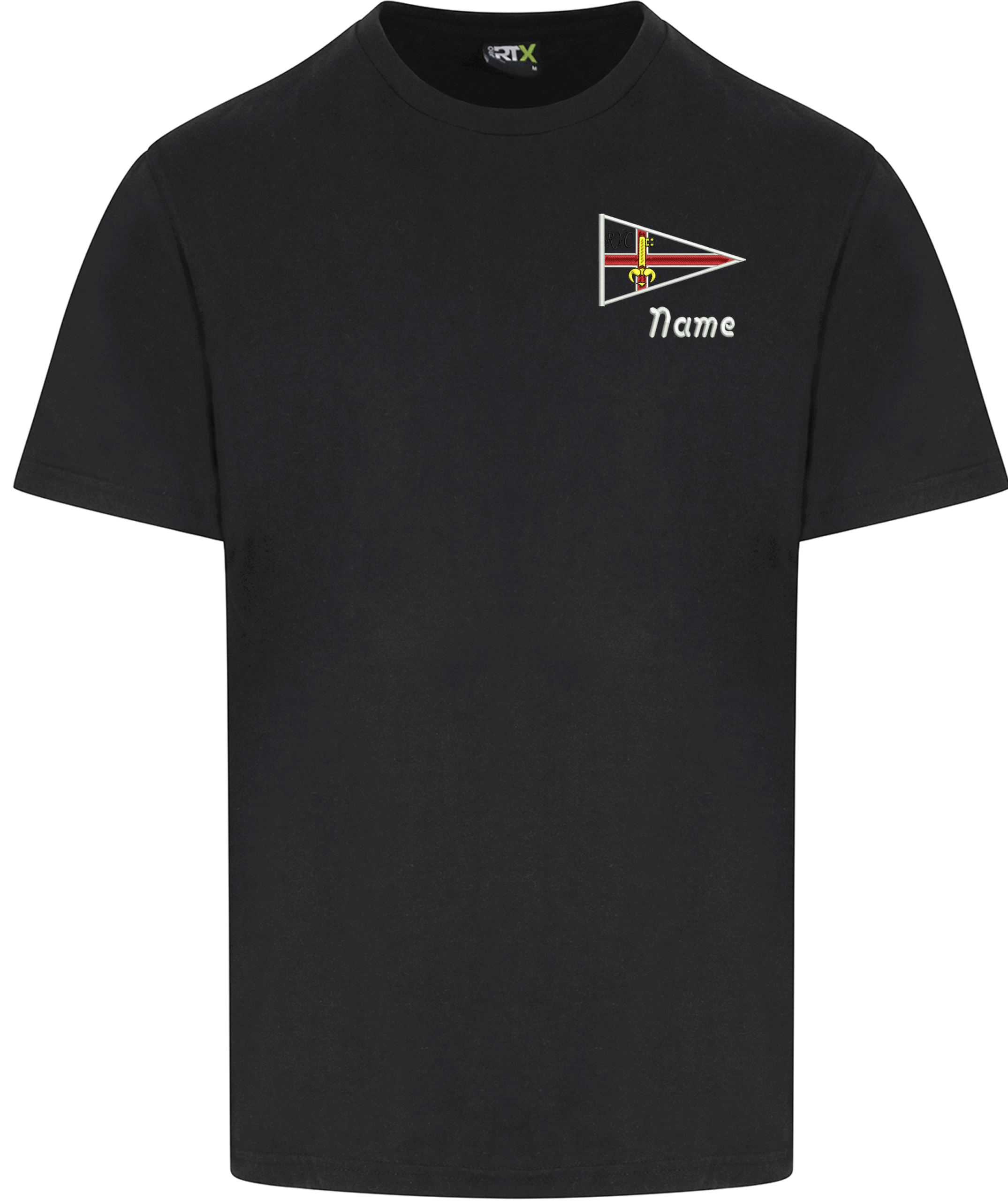 RYC T-Shirt bis 6XL - Druck in Stickoptik