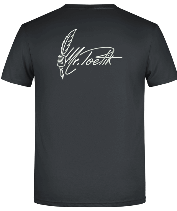 Mr. Poetik - T-Shirt bis 6XL - Druck in Stickoptik