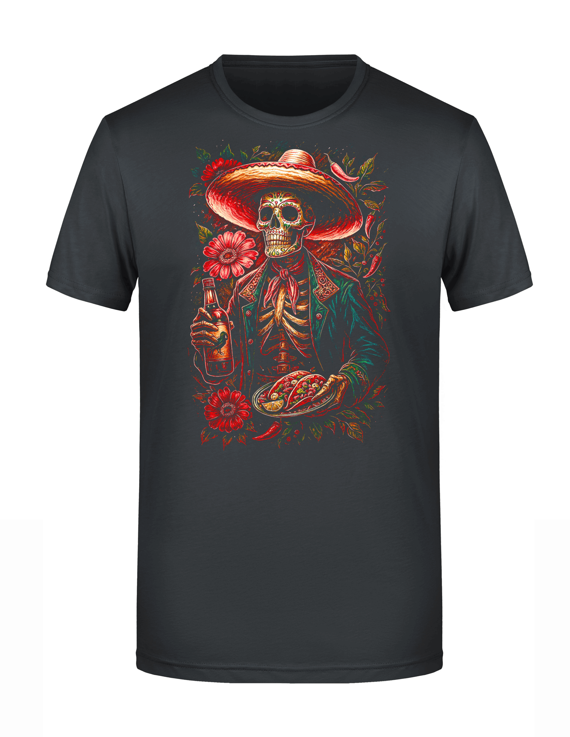 Motiv 1546 - T-Shirt oder Hoodie mit gerastertem Digitaldruck
