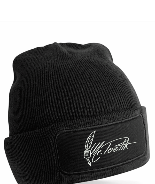 Mr. Poetik - Wintermütze , bestickt mit dem Fanlogo