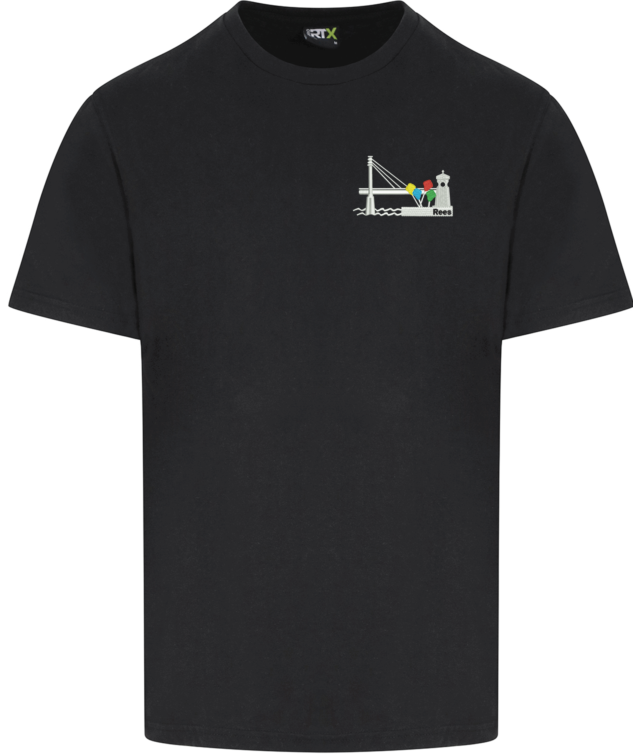 TS_B_Bruecke T-Shirt "Stadt Rees" - 6 verschiedene Motive in Stickoptik