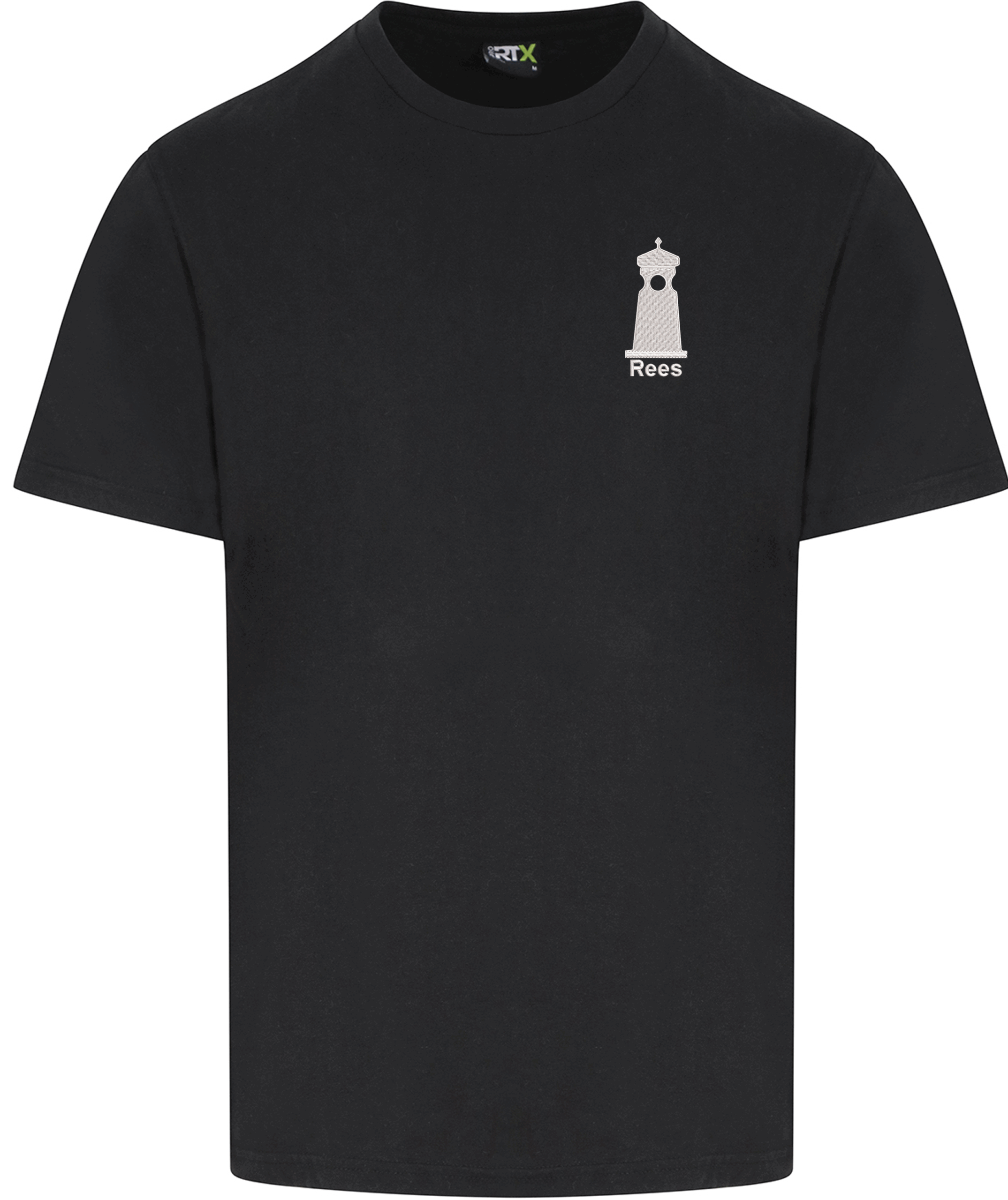 TS_B_Pegelturm T-Shirt "Stadt Rees" - 6 verschiedene Motive in Stickoptik