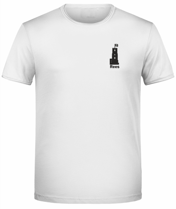 TS_W_Muehlenturm T-Shirt "Stadt Rees" - 6 verschiedene Motive in Stickoptik