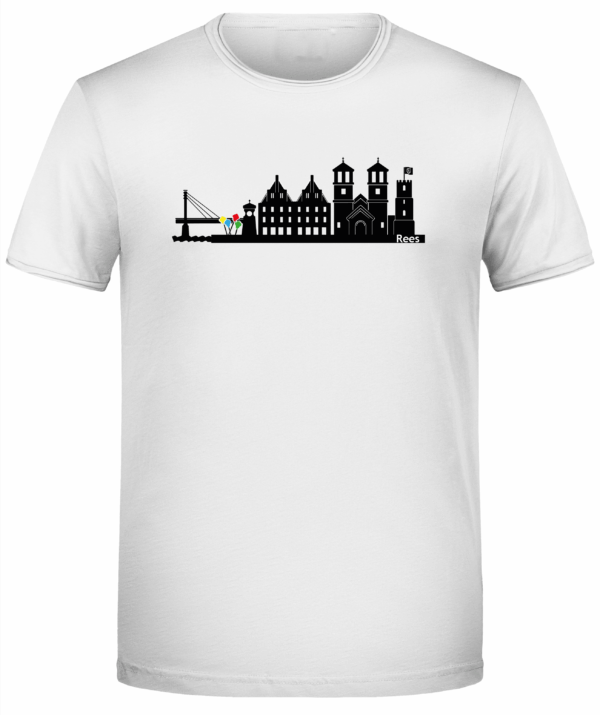 TS_W_Vollfarbe T-Shirt mit Stadtbild, Druck als Vollfarbe