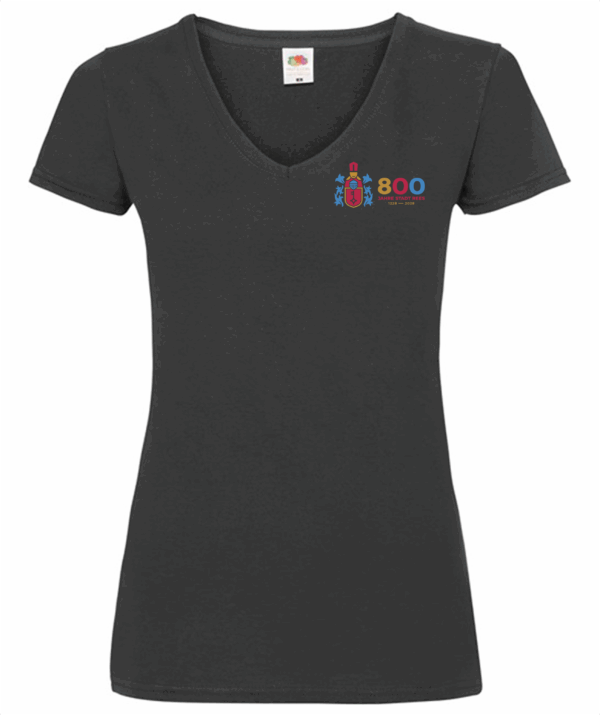 DT_800_quer 800 Jahre Rees - Ladies T-Shirt der Stadt Rees