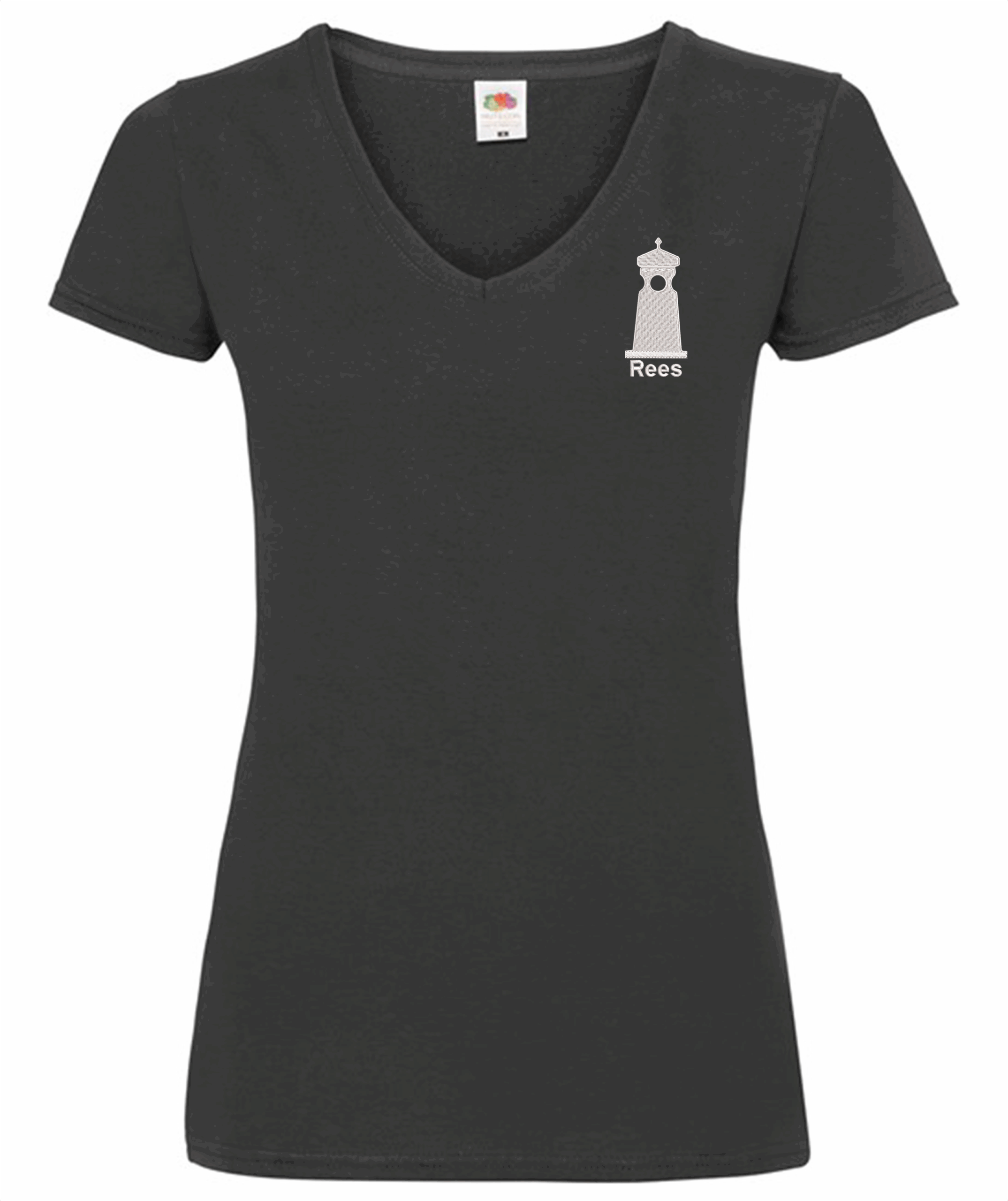 T-Shirt_Ladies "Stadt Rees" - 6 verschiedene Motive in Stickoptik – Bild 6