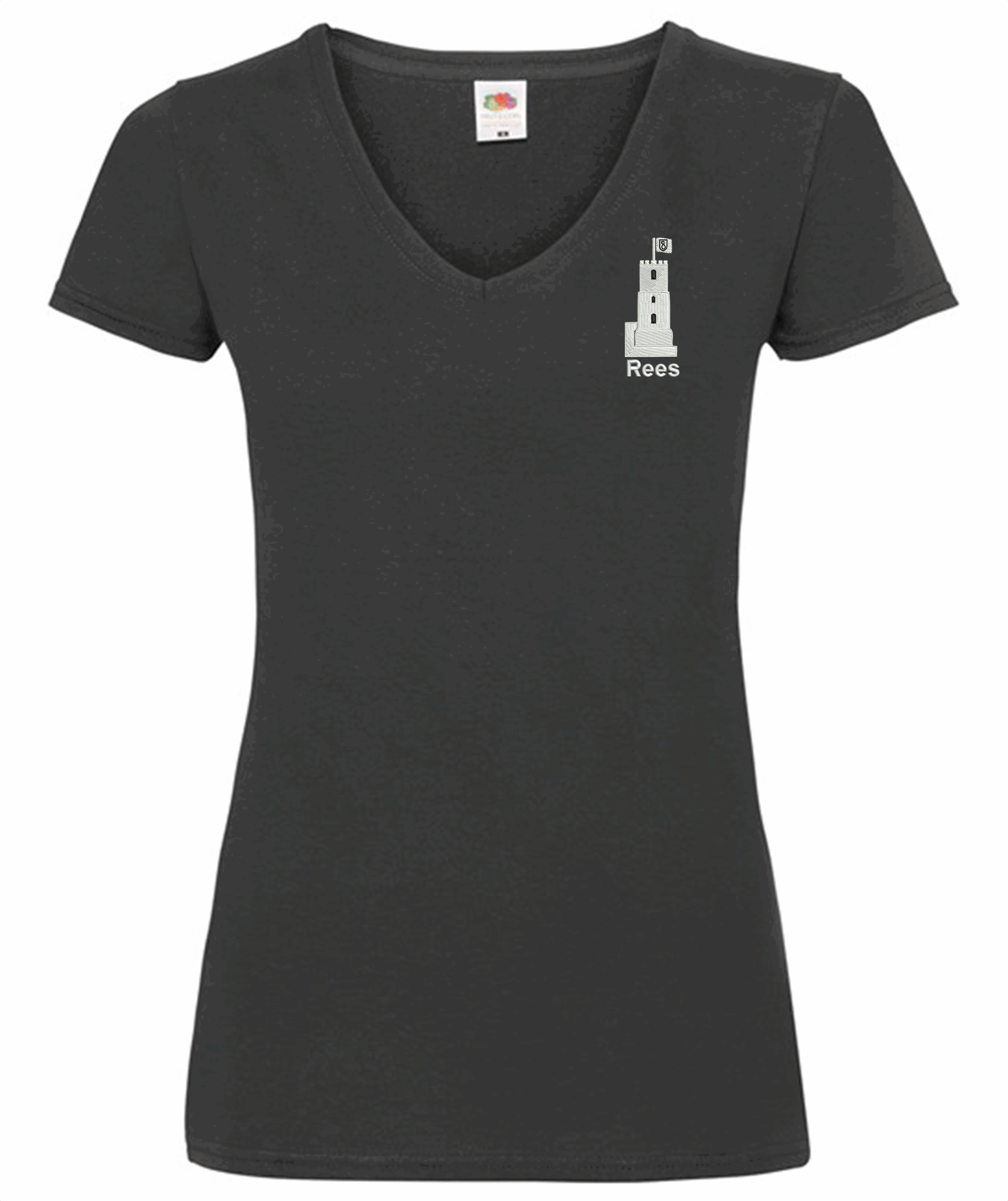 T-Shirt_Ladies "Stadt Rees" - 6 verschiedene Motive in Stickoptik – Bild 5