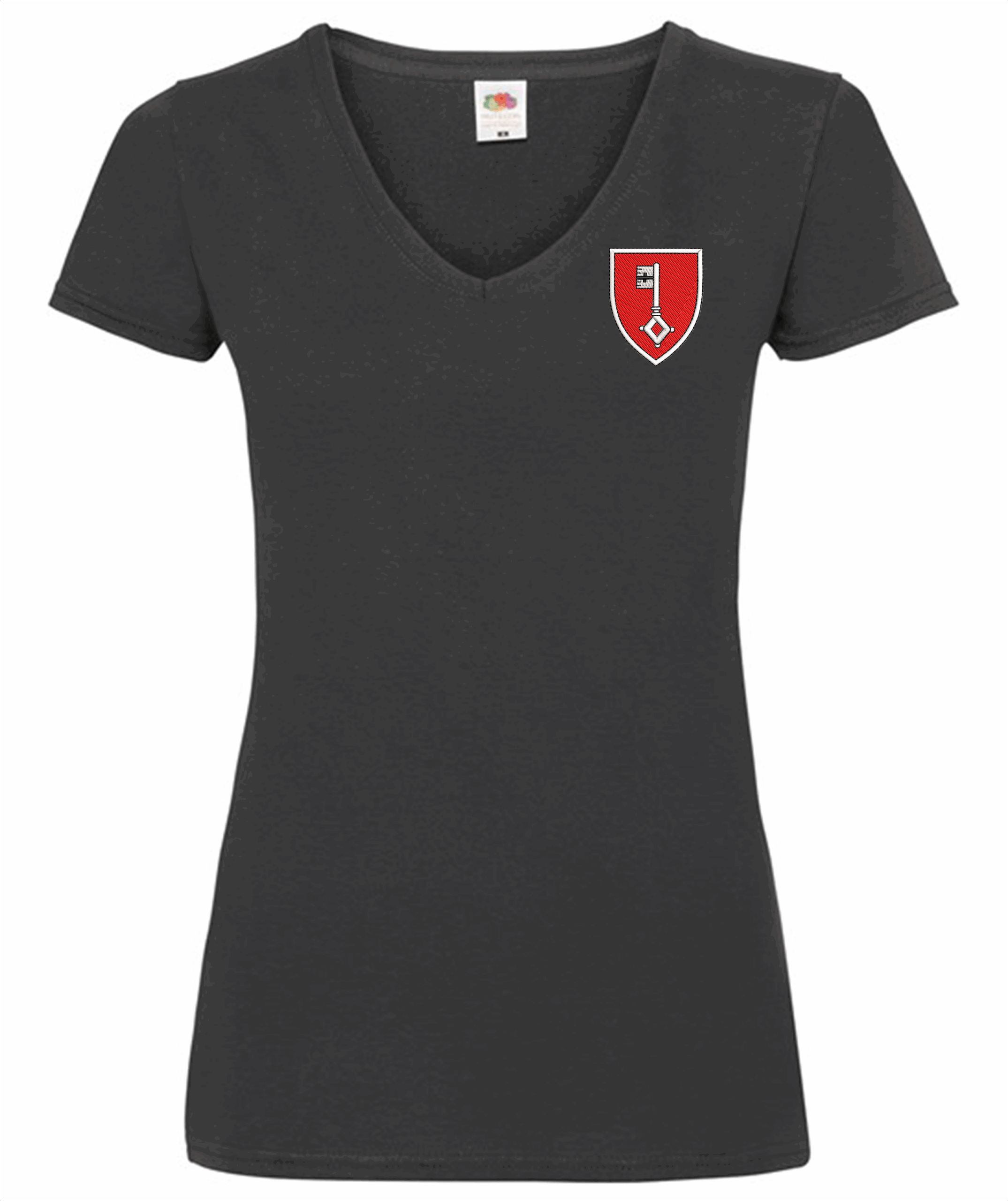 T-Shirt_Ladies "Stadt Rees" - 6 verschiedene Motive in Stickoptik – Bild 4