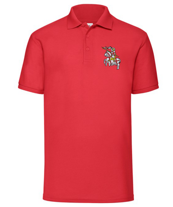 P_Adult Polo UniSex S - 3XL mit 2 x Druck in Stickoptik