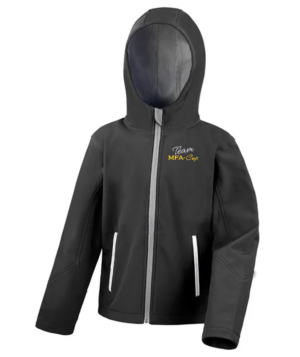 Junior SoftShell Jacke mit 2 x Stick