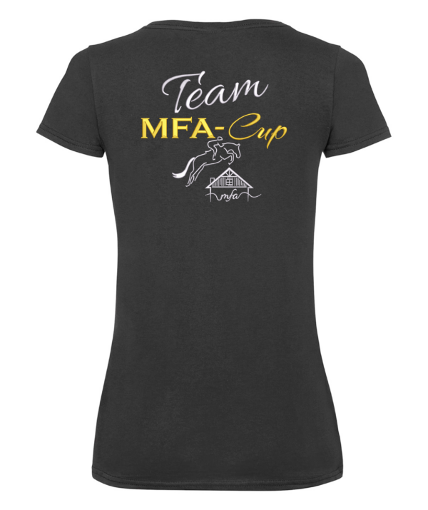 T-Shirt_Ladies XS - 2XL mit 2 x Druck in Stickoptik